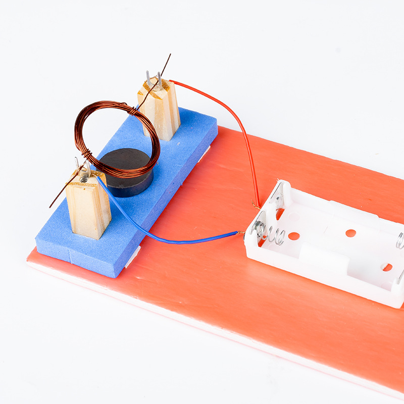 DIY Elektromagnetisme Elektrisch motormodel Metalen spoel Magnetisme Natuurkunde Wetenschap Experiment Hulpmiddelen Educatief studentenspeelgoed