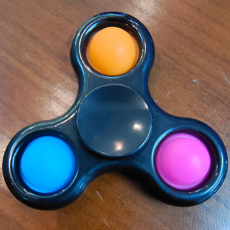 Toys Fidget Sensory Pop It Toy push pop bubble key chain spinner simple dimple popit fidget toy: 2