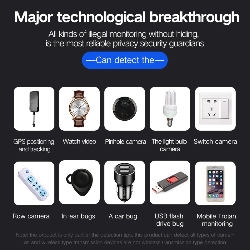 T8 wireless signal detecting pen infrared lamp detecting camera detecting WiFi signal detecting all wireless signals