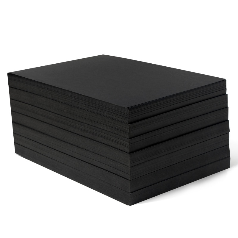 Leere Postkarte Papier Hand Zeichnung DIY Graffiti Karte A4/A3/4 K/8 K Schwarz Gruß Karte dicken Harten Karton Sammelalbum Zeichnung Papier