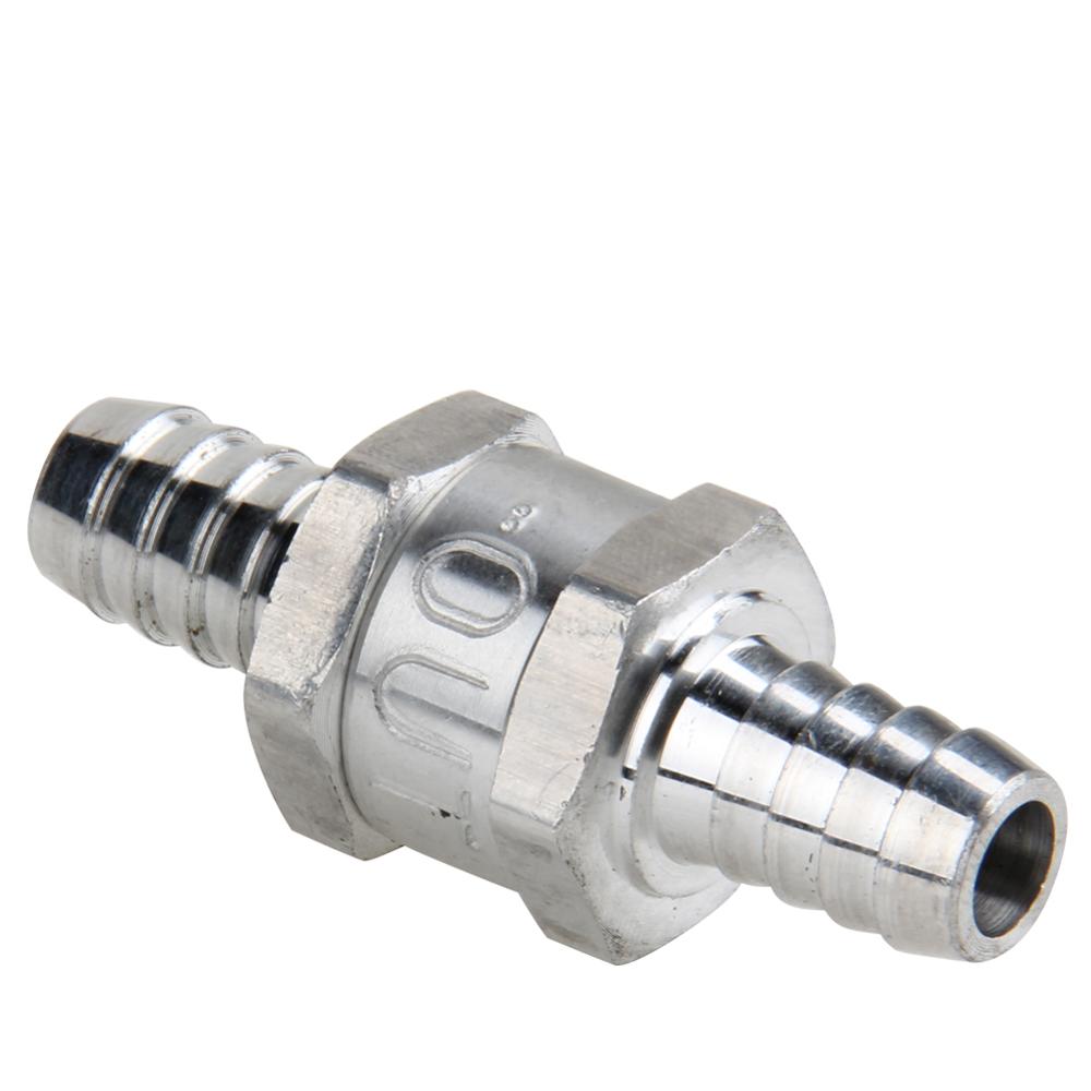 12mm 1pc Auminium Non Return Check One Way Valve Rollover Breather Fuel Syetem Pressure Relief Valve Diesel Petrol Car Accessory