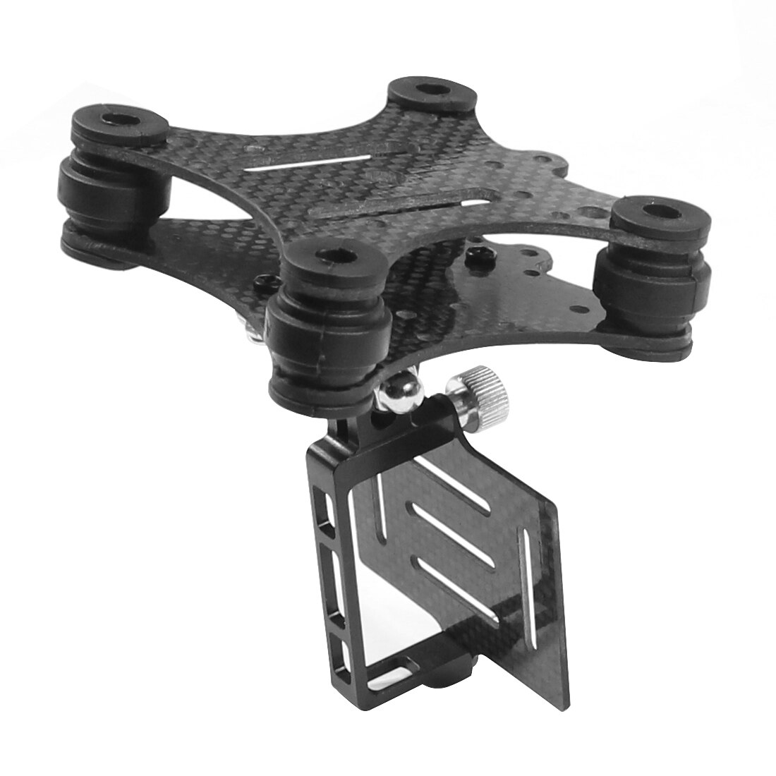 Kulfiber kamera gimbal mount fpv stødsikker dæmpning ptz til dji phantom drone quadcopter multicopter til gopro hero 3 3+ 4
