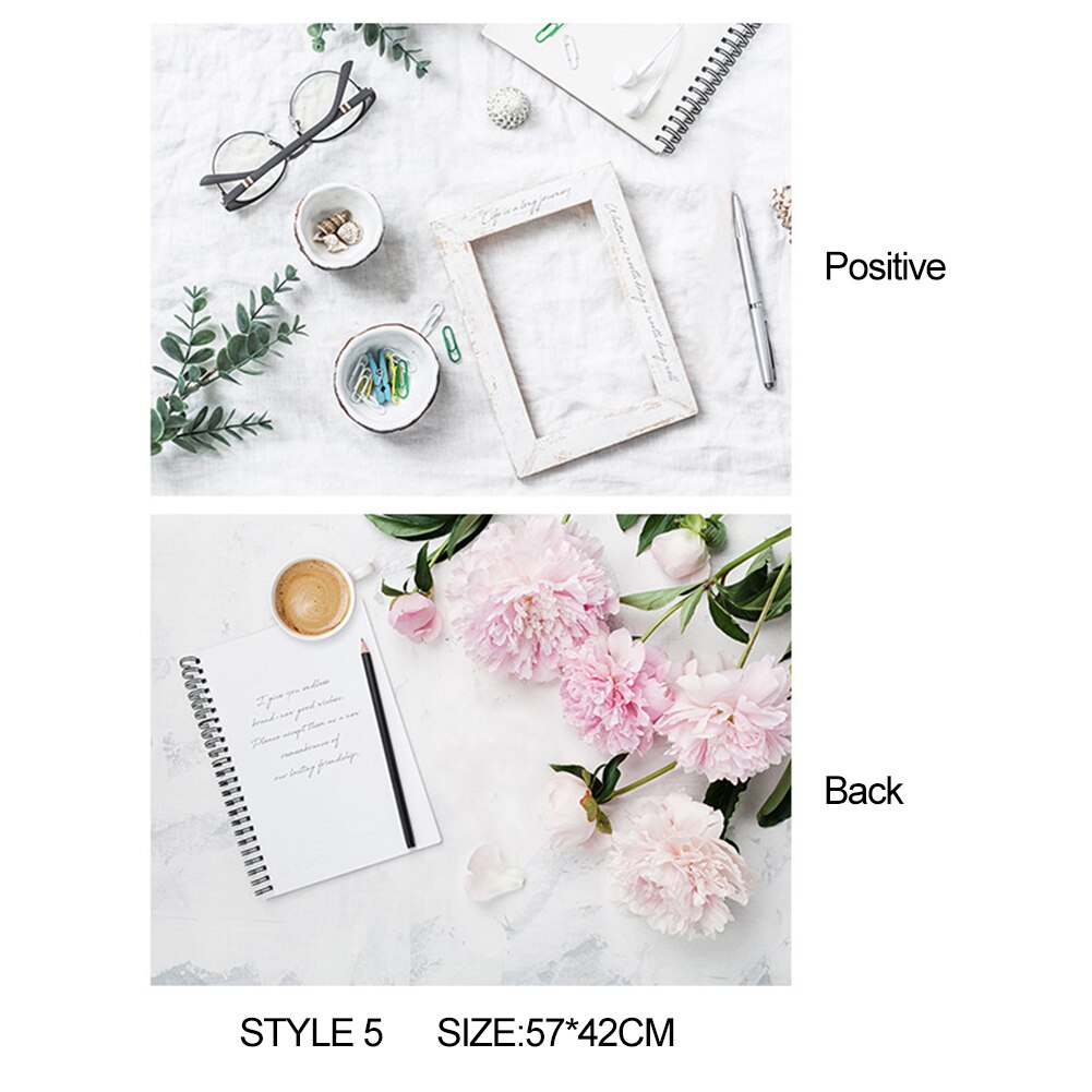 Desktop Shoot Photography Backdrops Props 3D Pattern Sided Paper Board fotografie Photo Material Take Pictures for Toiletries: 05