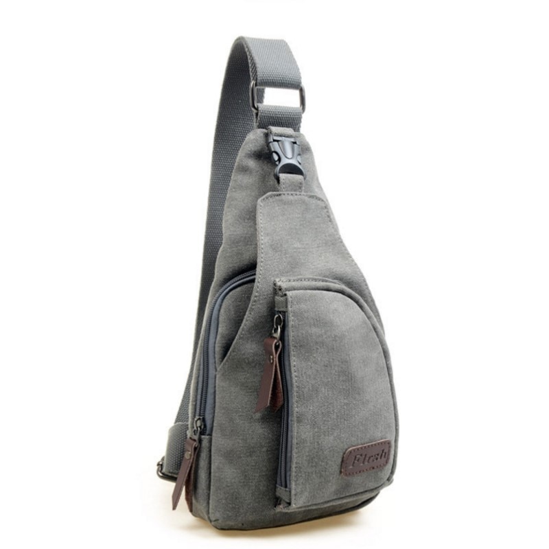 Sacoche multifonction pour hommes, sacoche multifonction, sac de poitrine pour voyage, sac à dos en toile, petit sac de voyage, décontracté