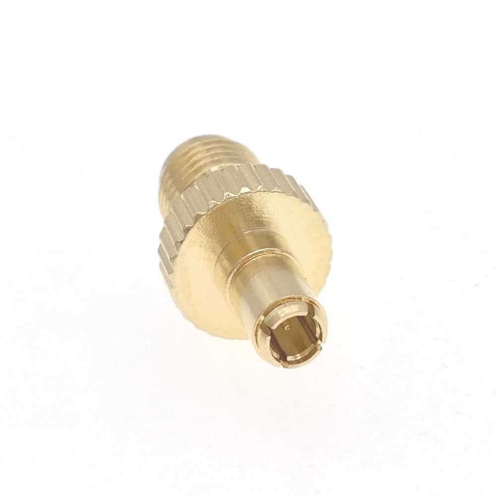 Ts9 hanstik til sma hunstik rf coax stik plating adapter guld