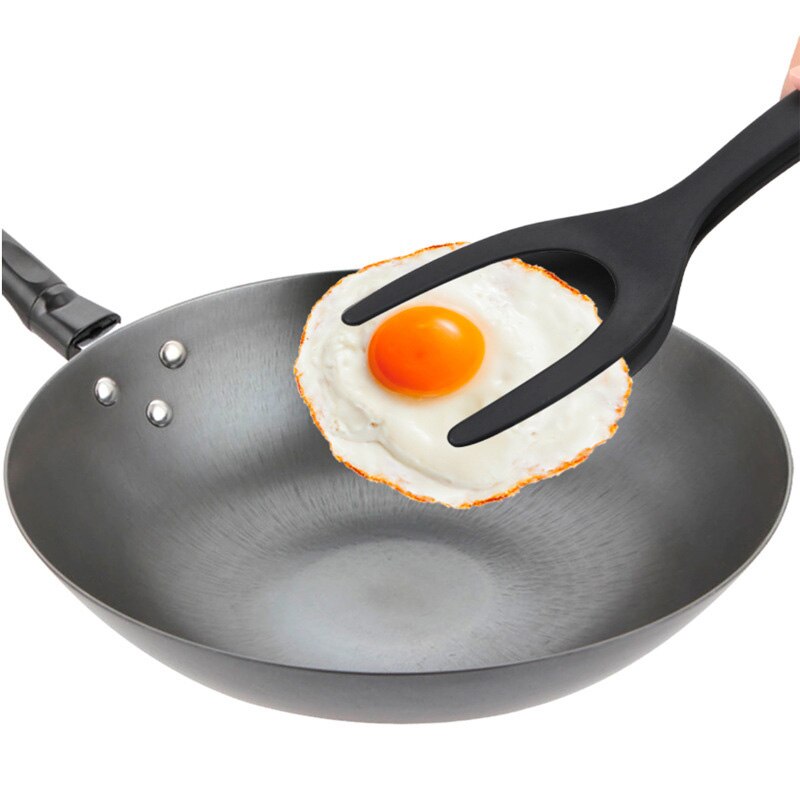 2 In 1 Egg Tong Barbecue Pancake Egg Clamp Bread Omelet Egg Spatula Kitchen Utensils Grip Flip Shovel Cooking Tool
