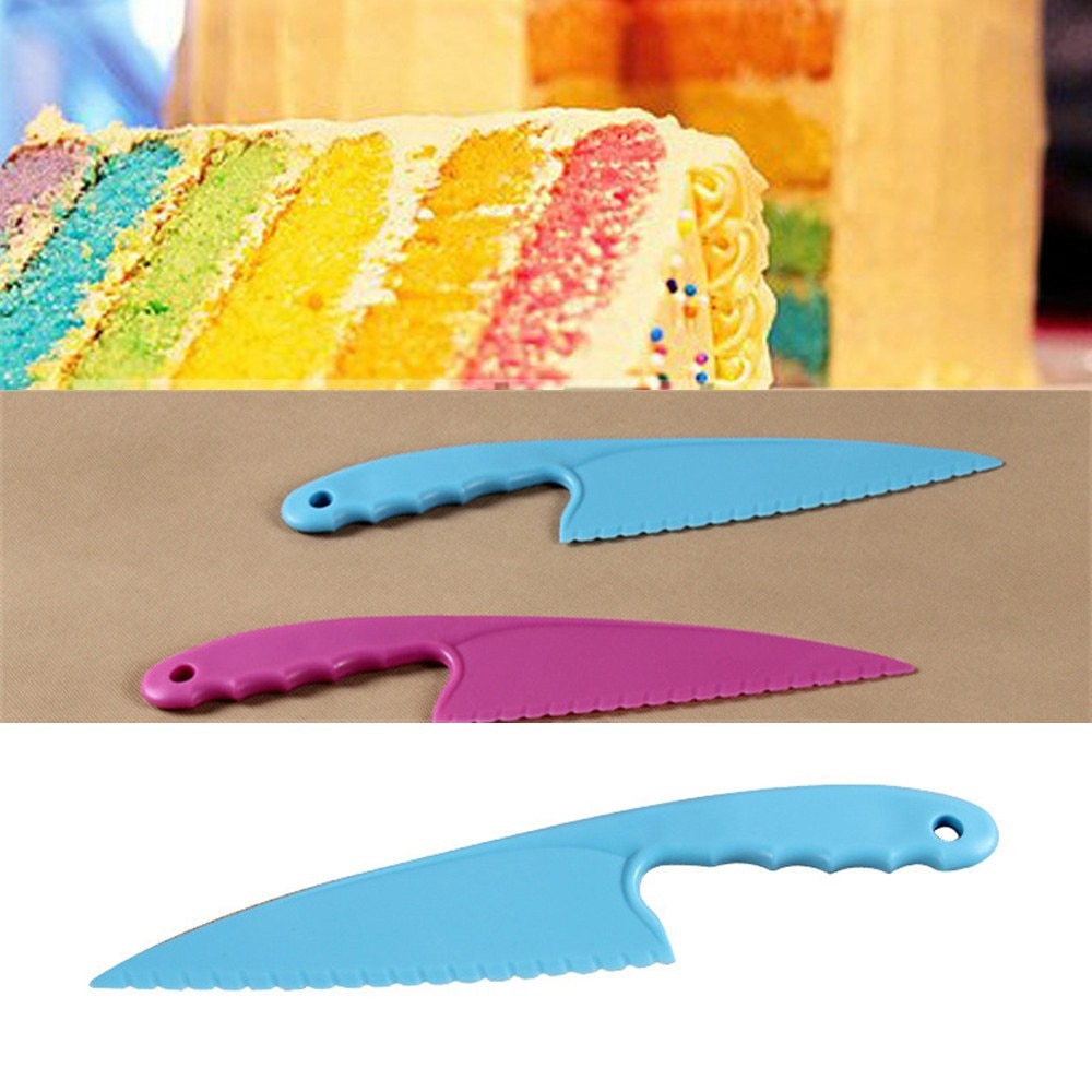 1 Pc Pp Food-Grade Plastic Cake Brood Cutter Mes Brood Slicer Snijden Brood Mes Splitter Toast Slicer Met handvat