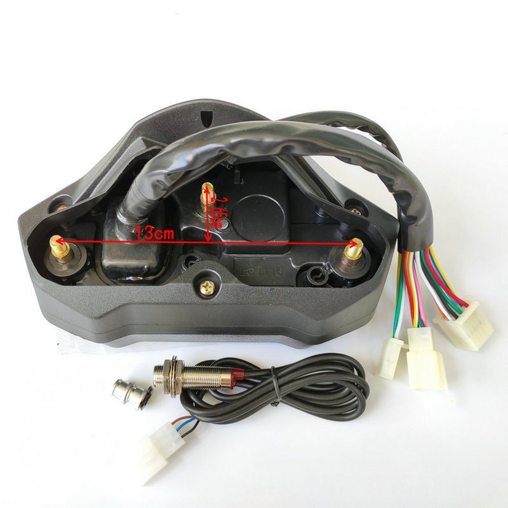 Modification Motorcycle Dashboard Oil Gauge Tachometer 1 2 4cylinder Universal LED Speedometer Digital Backlight Odometer