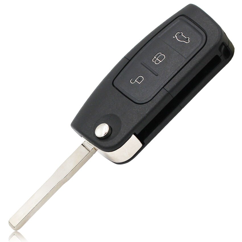 Funda plegable para llave de coche, carcasa modificada con 3 botones, para Ford Focus 2, 3, Mondeo, , Galaxy, Kuga, c-max, s-max: Original Key