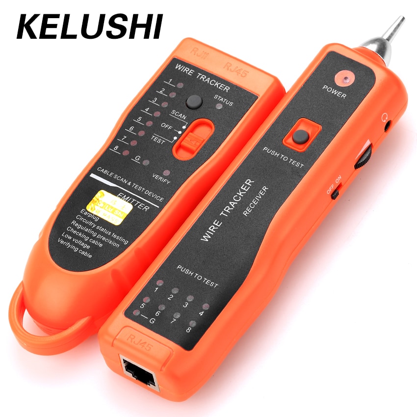 KELUSHI diagnostizieren Tester XQ-350 für UTP STP Katze5 Katze6 RJ45 LAN Netzwerkkabel Linie Finder Rj11 Draht Tracker/Tracer