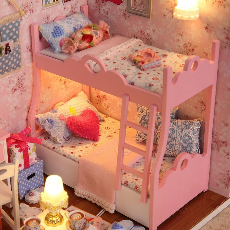Bedroom Fun Play House Toys Women's Model Room Princess House Multi-functional House Cute Birthday