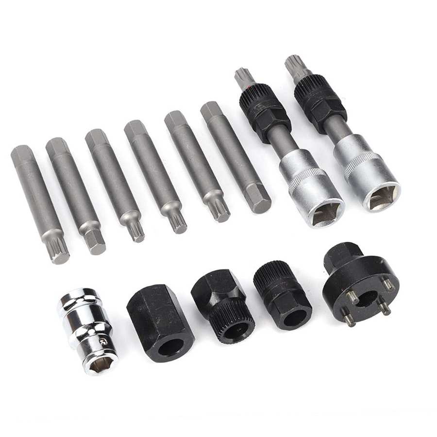 Alternators Tool Set Socket Wrench Freewheel 33 Tooth Fit for Ford Auto Repair Tool