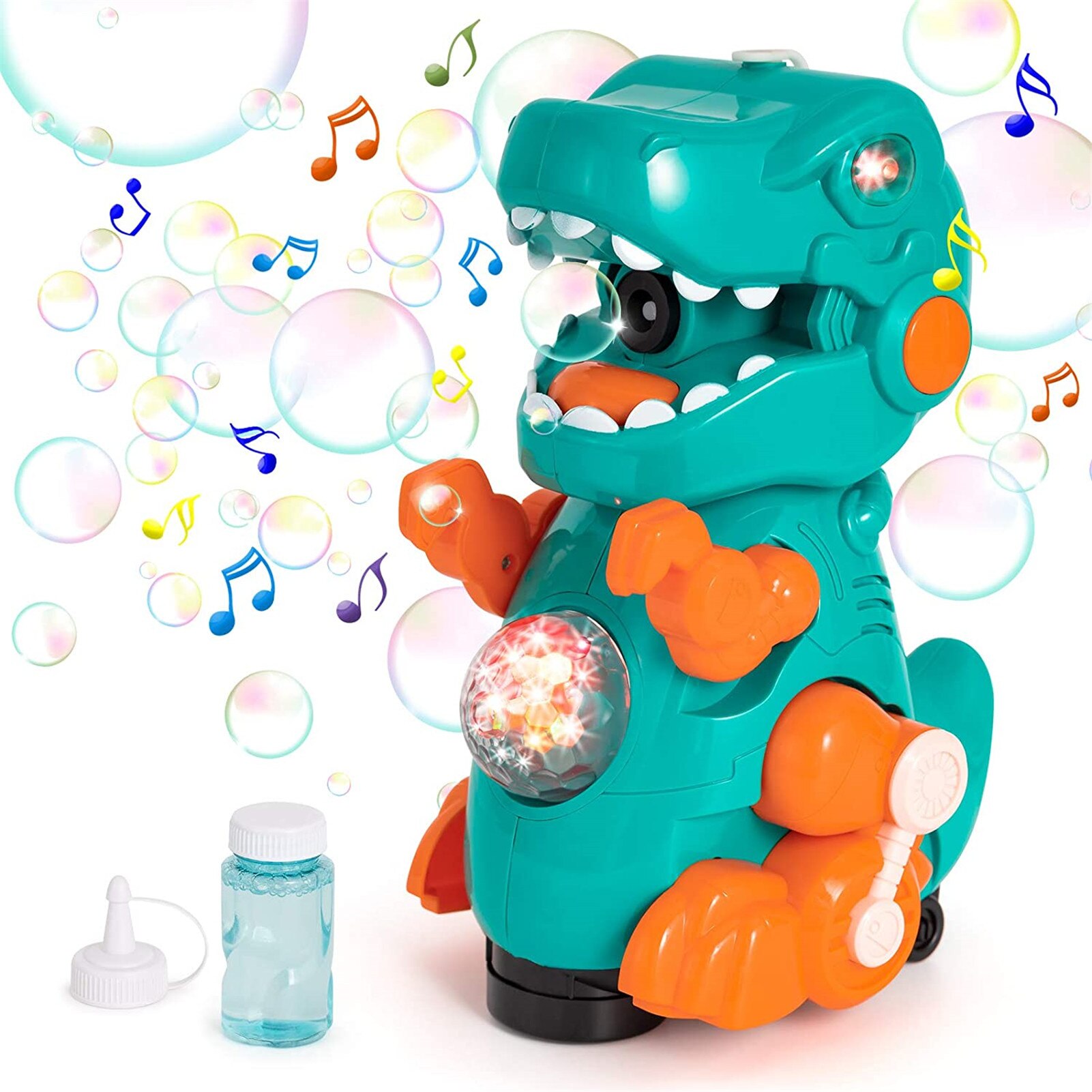 Kinderen Zomer Dier Dinosaurus Bubble Machine Met Geluid En Verlichting Outdoor Speelgoed Voor Kinderen Elektronische Majic Zeepbellen Speelgoed