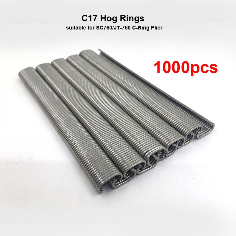18000 st pneumatiska hog ringar c ring spik klammer klämmor  sc760b sc7c sc7e c ring verktyg tång luftpistol klädsel bur staket spik