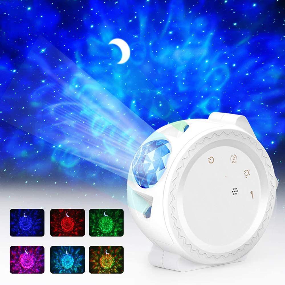 Colorful Starry Sky Galaxy Projector Lamp Children Bedroom Star LED Night Light USB Charging Projection Lamp Kids