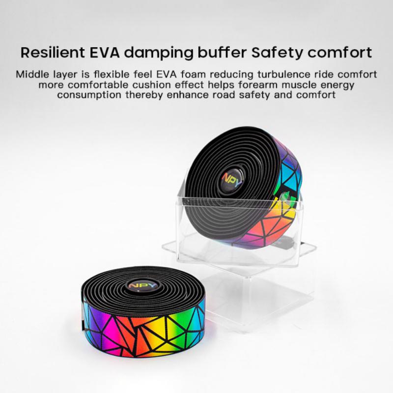 NOZAKI NPY Biking Bike Handlebar Strap Bicycle Anti-slip Bar Tape Damping Shockproof Cycling Road Bicycle Race Bike Parts