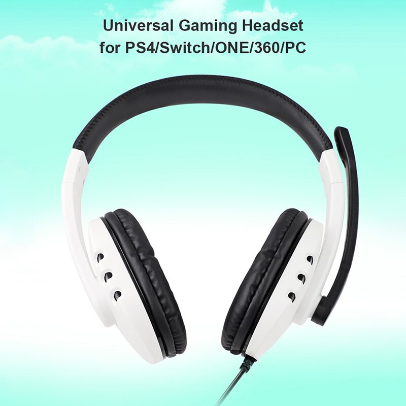 Wired Headset Gamer 3.5mm Headsets Surround Sound & HD Microphone Gaming Overear For Laptop Tablet Gamer For Sony Playstation 5