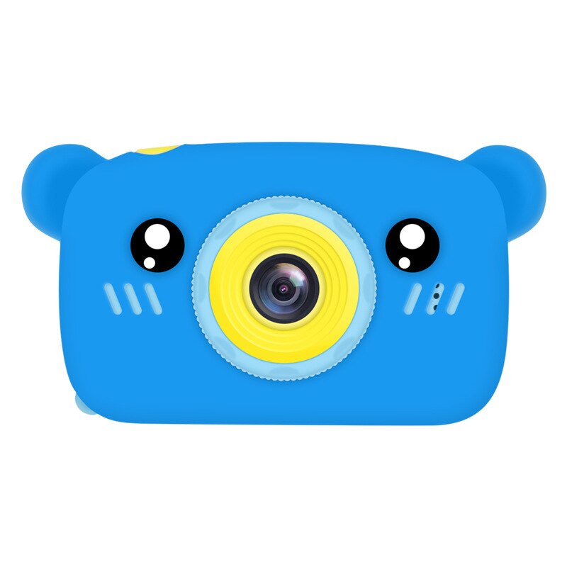 32GB Bambini Mini Macchina Fotografica Full HD 1080P Portable Digital Video Macchina Fotografica 2 Pollici schermo di Visualizzazione Dello Schermo I Bambini Per I Bambini gioco per bambini di Studio: Blue bear