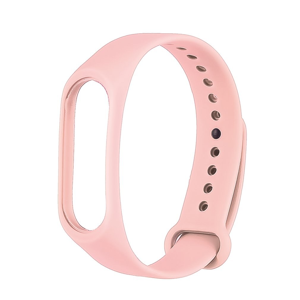 Voor Xiaomi Mi Band 5 4 3 Siliconen 20 Mm Vervanging Polsband Armband Horlogeband Voor Xiomi Mi Band 5 Miband 4 3 Band4 Polsband: Flesh pink