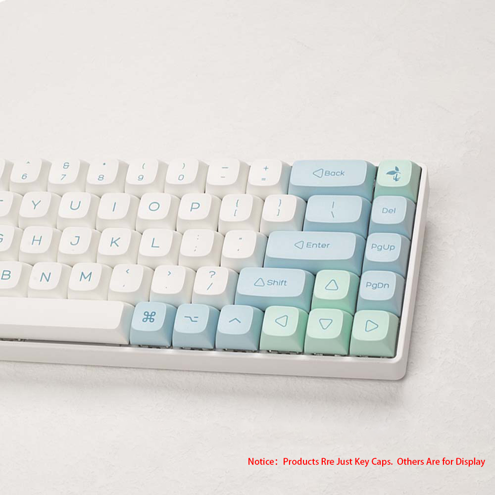 135 Toetsen Ijs Kristal Mint Keycaps Profiel Xda Pbt Dye-Sub Key Cap Voor Cherry Mx Switch Diy Layout Ducky Mechanische Toetsenbord Cap