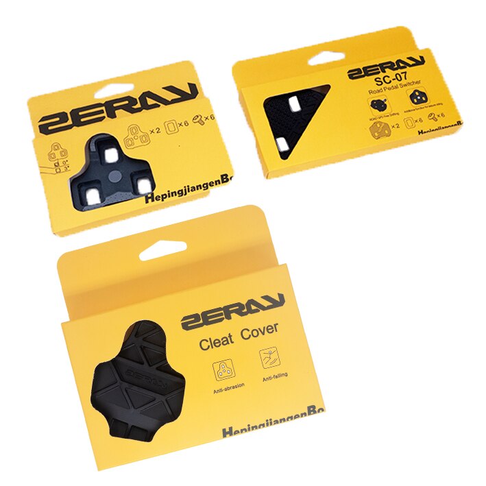 ZERAY SP110 Cycling cleats Bicycle accessory Road Bike Pedal Cleats Compatible With LOOK KEO structure Ultralight Bike cleats: 0 Degree SC-07 SC-05
