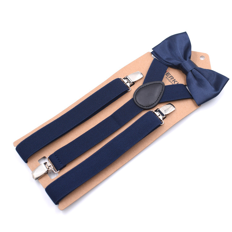 2,5x110 cm Soild Bunte Hosenträger Bowtie einstellen Schön Polyester charmant Y-zurück Hosenträger Erwachsene Schmetterling Gürtel Bogen krawatte Einstellbare