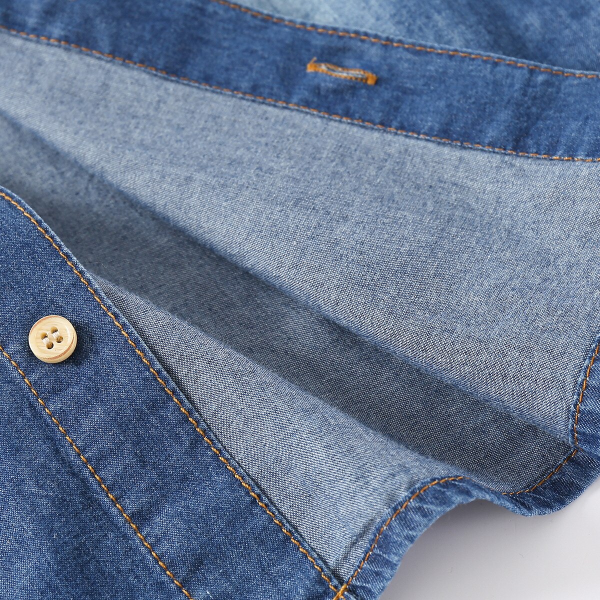 Jongens Toevallige Denim Jas Mode Jas Met Lange Mouwen Kraag Bovenkleding Met Zakken Kinderen Lente Herfst Kostuum