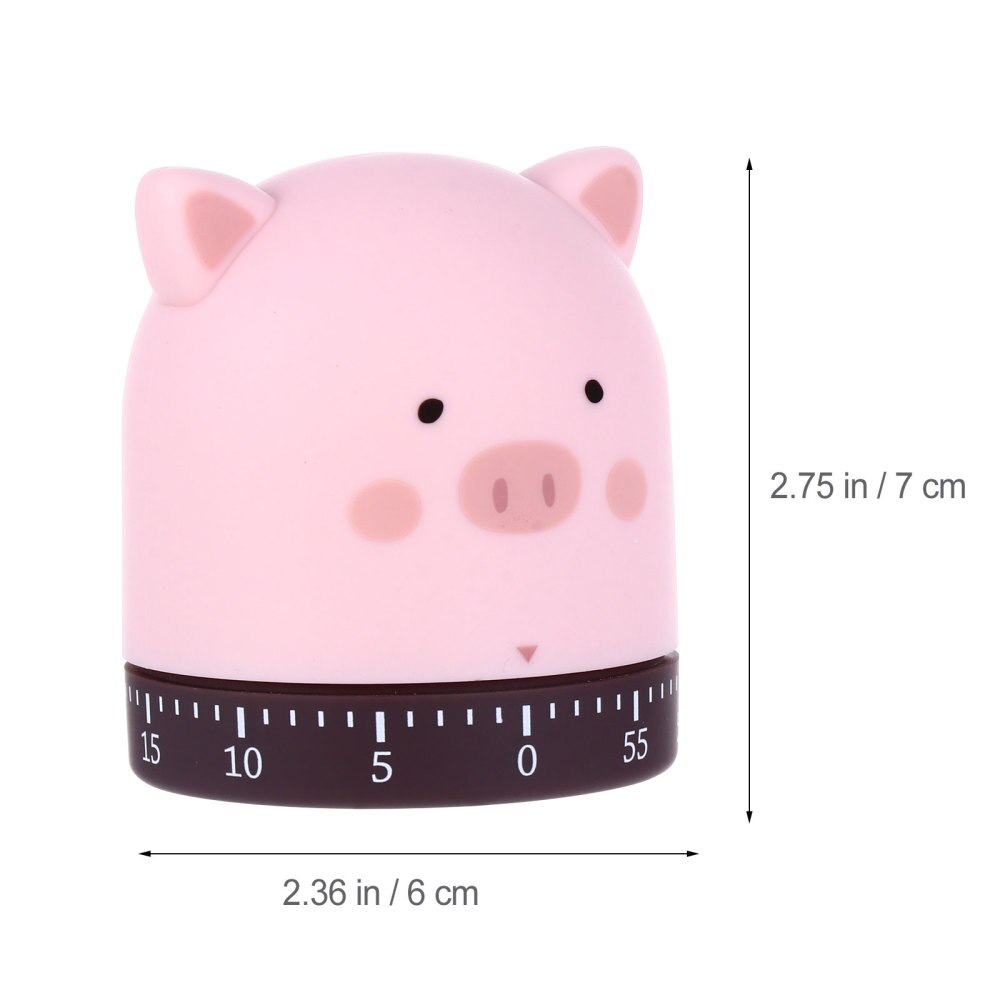 Adorable Cartoon Timer Kitchen Chef Cooking Countdown Rotate Timer Clock