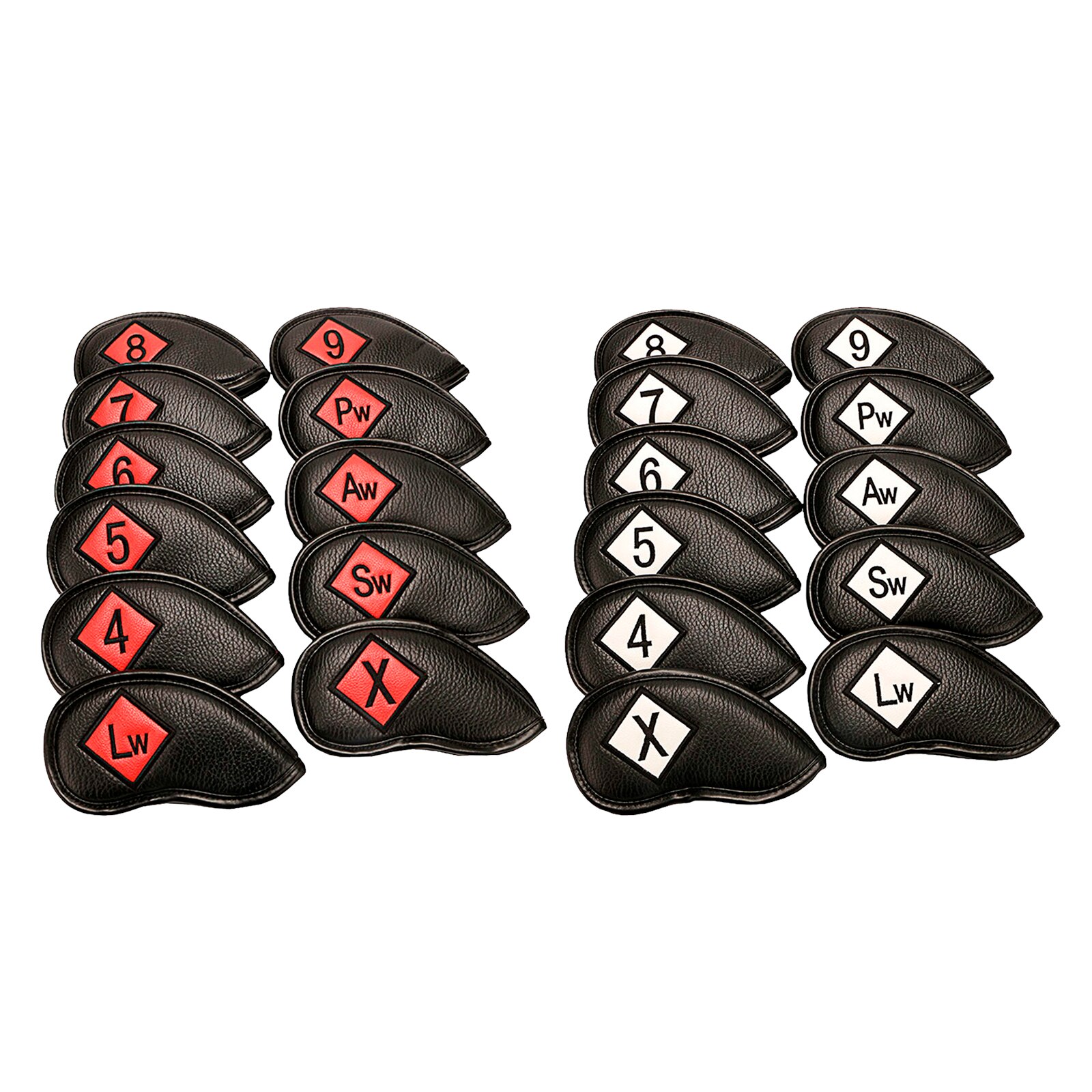 11Pack Golf Ijzer Headcover Set Genummerd Wiggen Club Head Cover Guard Case