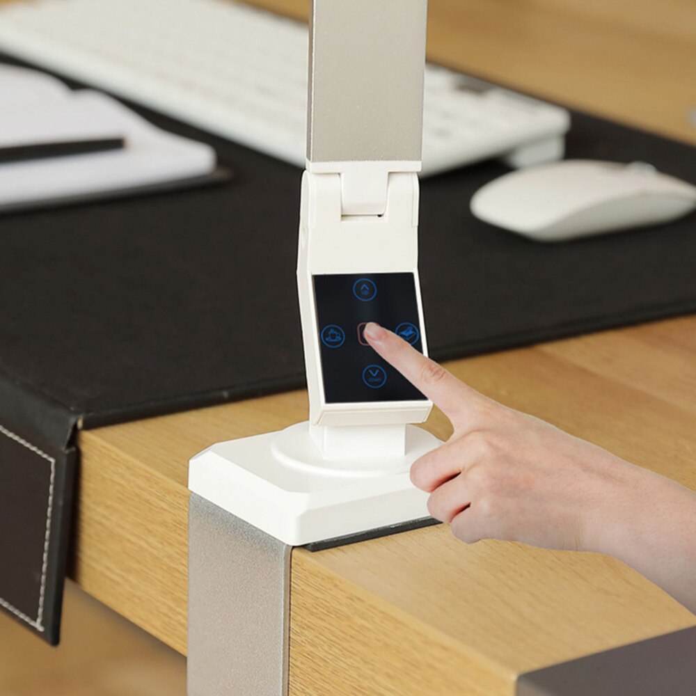 Artpad 12w Clip Lamp 3 Color and 5 Levels Dimming Brightness/Color Temperature/Remote Control Table Illimination Reading Lights