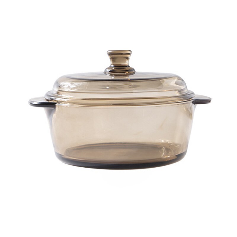 European Glass Pot With Lid Heat-Resistant Microwave Household Glass Bowl Instant Noodle Bowl Salad Noodle Bowl Soup Bowl