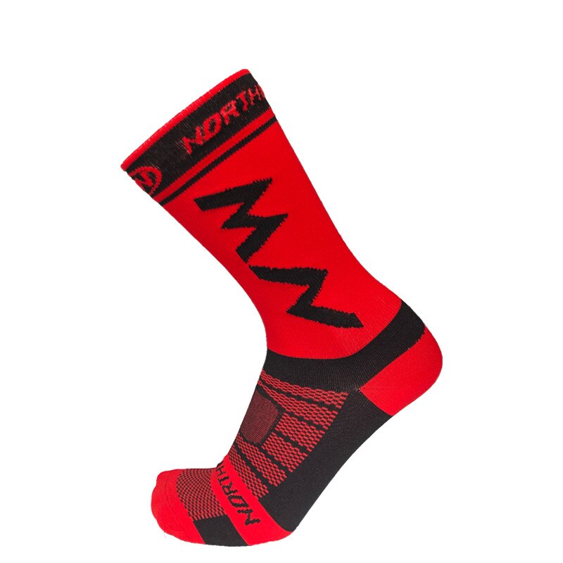 Men Sports Socks Riding Cycling Socks Running Sport Sock Summer Mountain Hiking Man Women Bike Socks Calcetines Ciclismo: 7 se NW Red