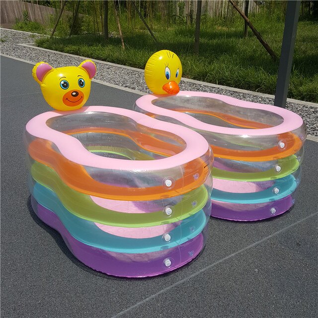 Baby Piscina Bad Pool Bebe Thuisgebruik Peuterbad Opblaasbaar Zwembad Voor Peuter Kids: L1.56m W1.05m H0.75m