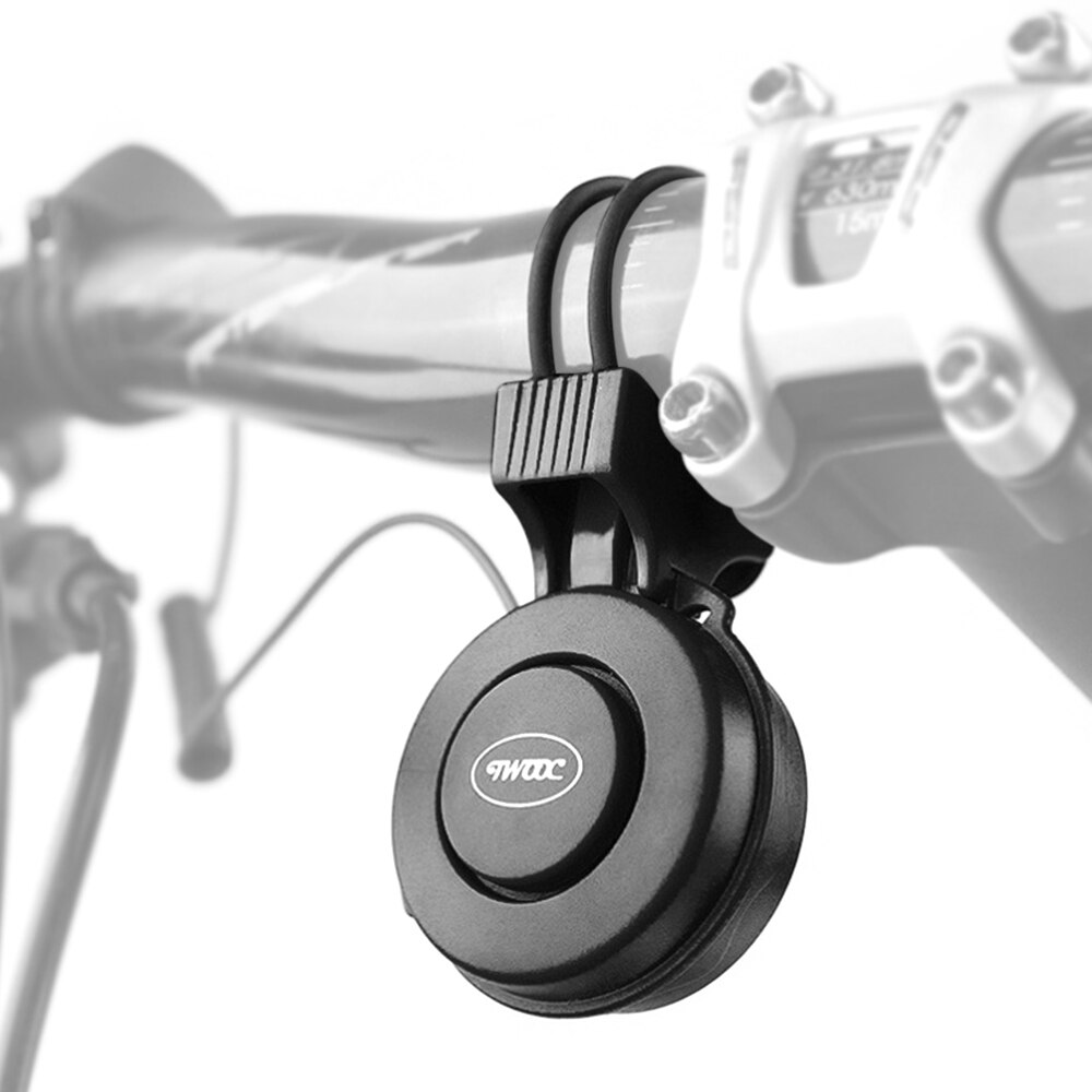 Twooc elektrische fietsbel  ip65 waterdichte universele zwarte usb oplaadbare fietsstuurringen met laag stroomverbruik