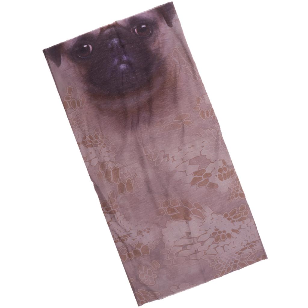 Multi-purpose Animal Printed 3D Headwear Outdoor Sports Face Mask: Dog 02