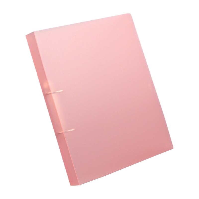 A4 Binder Folder 4-ring 2-ring A4 File Binder Expanding File Office Document Organizer 220 Sheets Capacity for School D5QC: Red