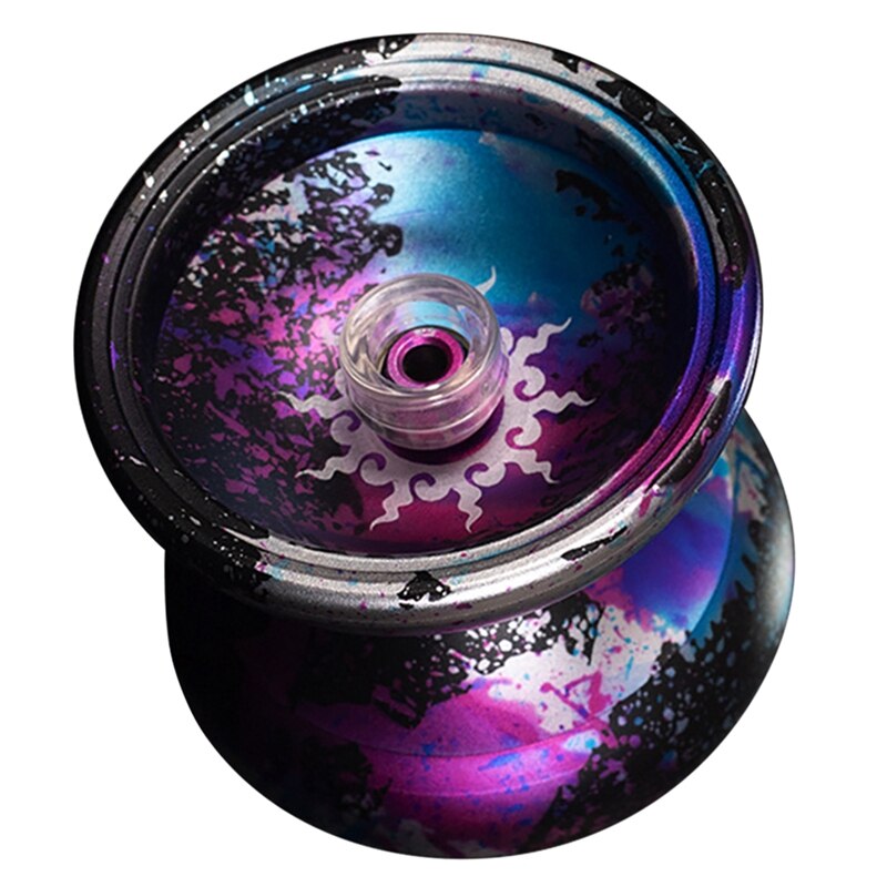 Unresponsive Yoyo Yoyo for Kids,Aluminum Alloy Beginner Yo-Yos Ball for Yoyo Players with 10 Yo Yo Strings