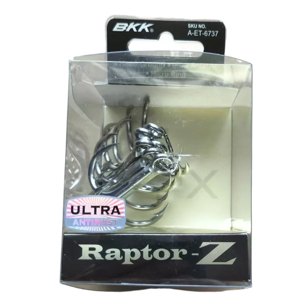 Hameçons de pêche triples BKK Raptor Z 6071-4X-HG