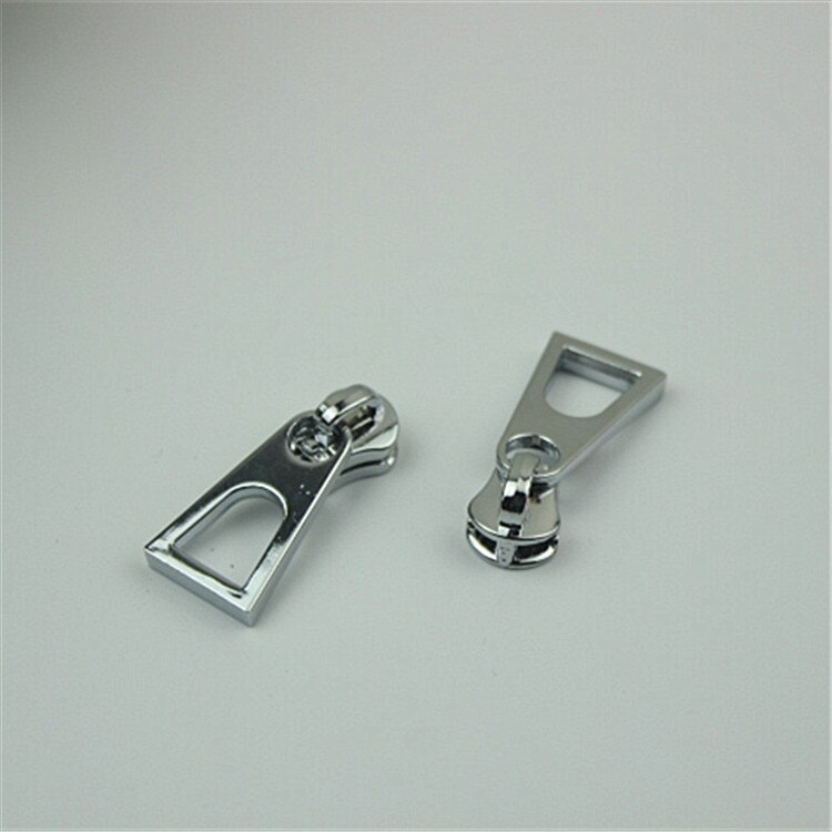 Meetee 20pcs 5# Silder for Metal Zipper Auto Lock Zips Head Zippers Repair Kits DIY Luggage Hardware Slider Accessories ZT030: Chrome