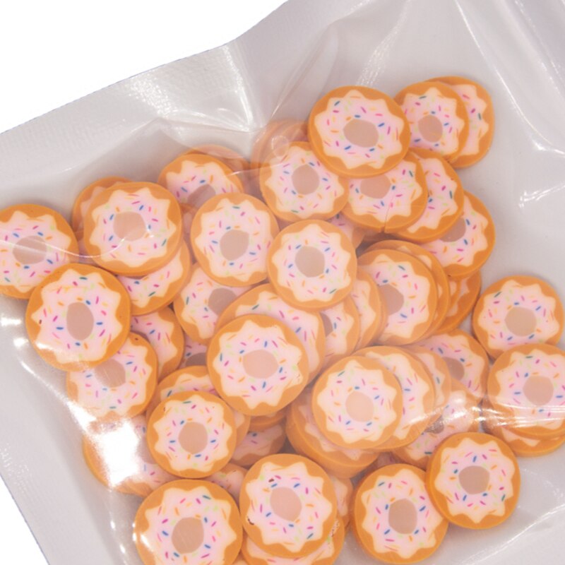 30g pan, pizza, queso, forma de hamburguesa rebanadas de arcilla polimérica rociadores para manualidades Fabricación de bricolaje Slimes relleno de resina acrílica: 7 big