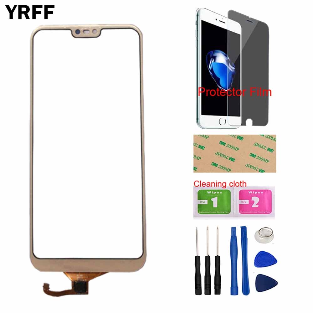 5.84'' Touch Screen Panel For Huawei P20 Lite Touch Screen Digitizer Panel Sensor Front Outer Glass Panel Tools Protector Film: Pink With Tools