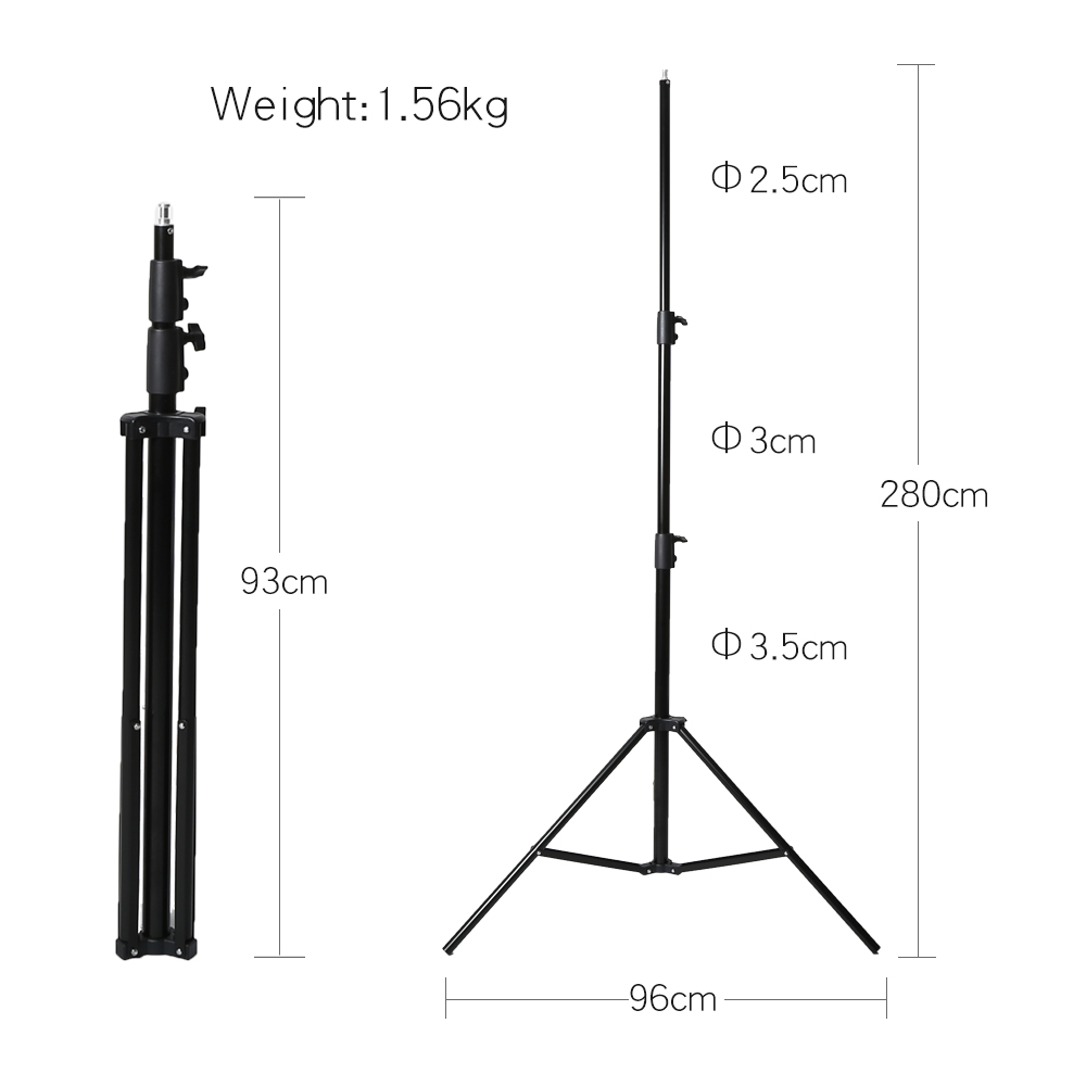 Godox-paraguas octogonal de 120cm, rejilla de nido de abeja, Softbox con soporte de luz de aluminio de 280cm, Kit de soporte para Flash Speedlight