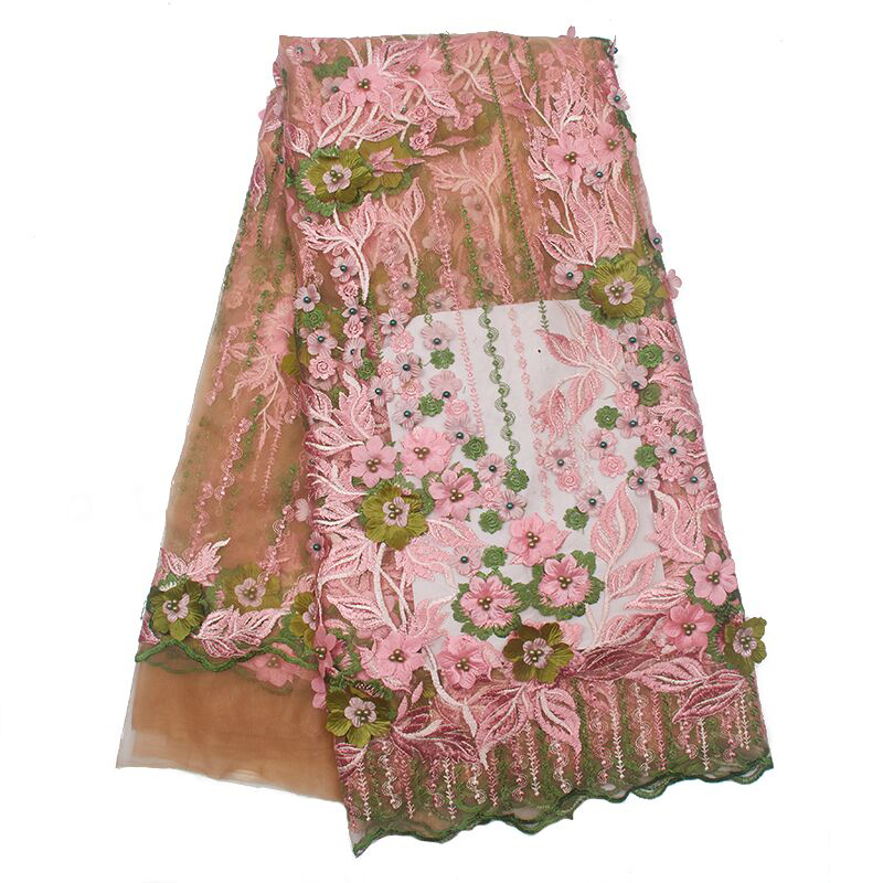 Franse kant borduren stof heet verkoop vrouwen kleding kant stof trouwjurk jurk: Paars