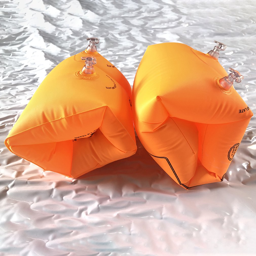 1 paar Kinder Erwachsene Aufblasbare Arm Schwimmen Ringe Rolle-ups Schwimmen Arm Kreis Float Für Erwachsene & Kind Sommer schwimmen Sicherheit Training Ringe