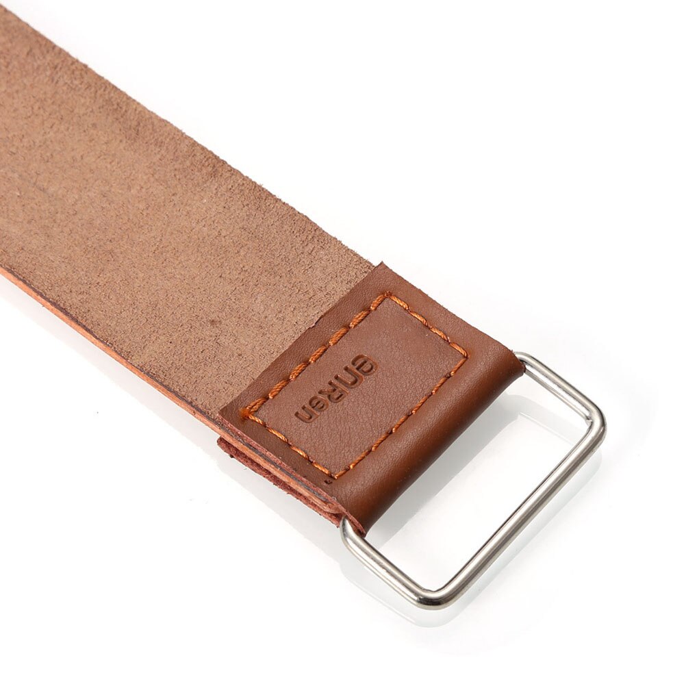 Scherpen Strop Professionele Messenslijper Kapper Leer Strop Scheermes Fold Mes Lederen Scheren Strop Riem Op Verkoop