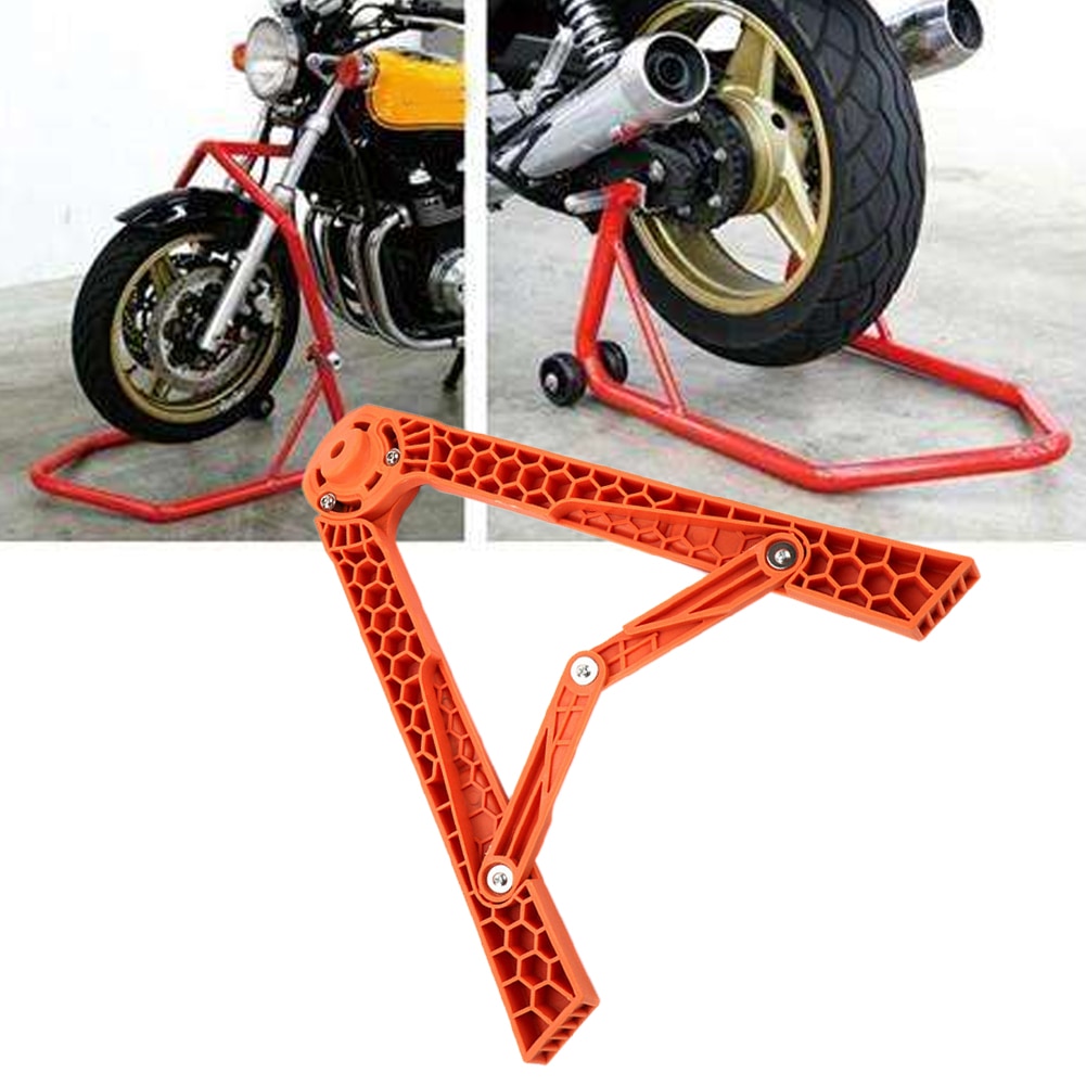 Wear Resistant Dirt Bike Heavy Duty Motorcycle Side Stand Stretchable Plastic Parking Holder Triangle Kickstand Stable Universal