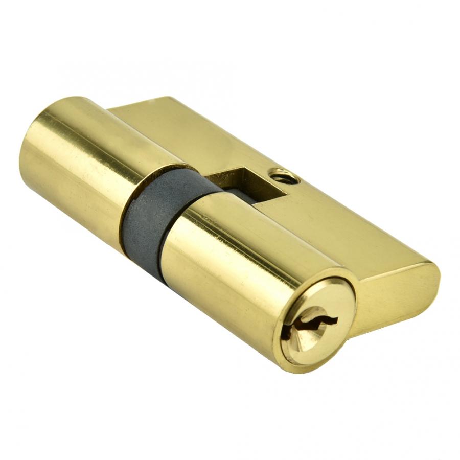 cerradura inteligente 60 mm copper double-opening lock cylinder Anti-theft door lock cylinder with keys Strong and