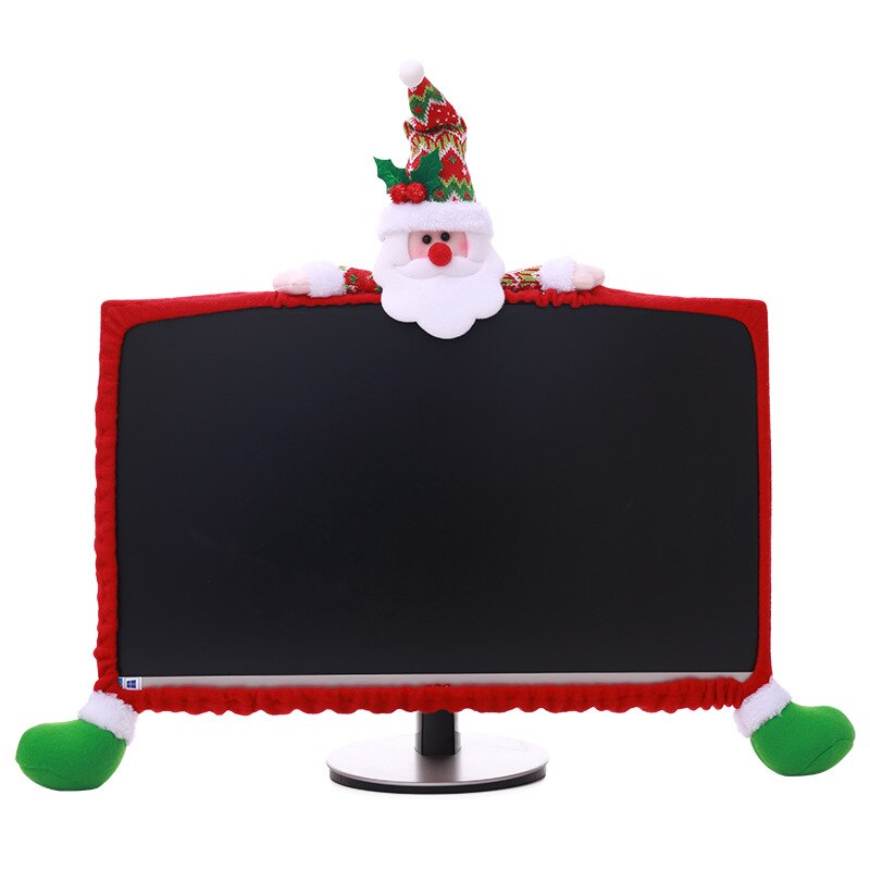 Juldekoration stereo tecknad dator skal fodral non-woven xmas tillbehör: Gammal man