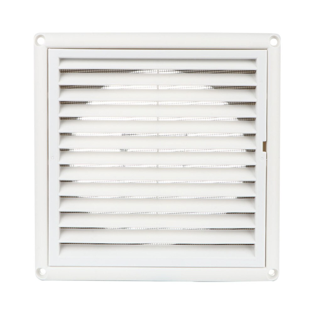 1pc luftventilen dekselet ventilasjon grillen vegg takmontert vent innebygde fly skjermen mesh for bad kontor hjemme (hvit , 100mm): Hvit 150mm
