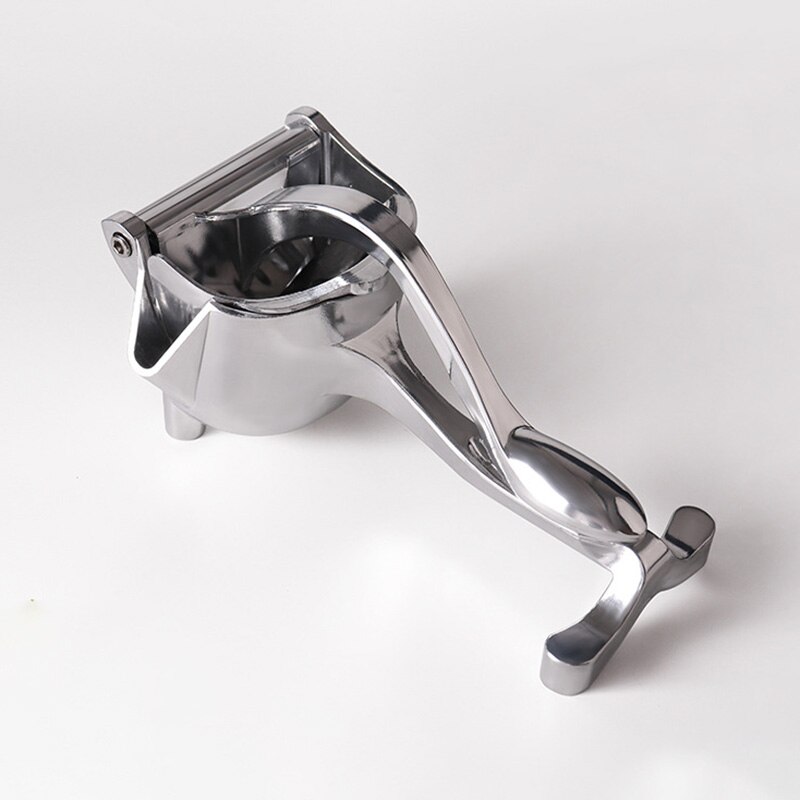 Exprimidor de zumo a presión de la mano, herramienta portátil para cocina, multifunción, Manual de aleación de aluminio, plata, 1 Uds.